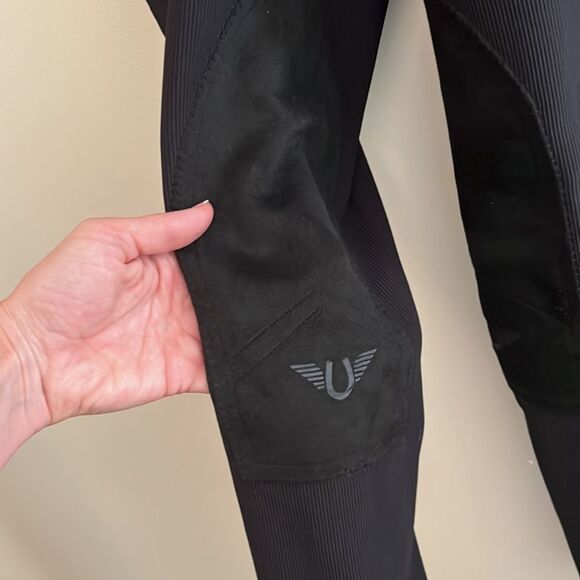 TUFFRIDER Ladies’ Ribb Knee Patch Breeches Black Size 36L NWT 🏷 - Picture 12 of 16